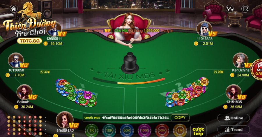 Sicbo TDTC có sức hút đặc biệt từ người chơi