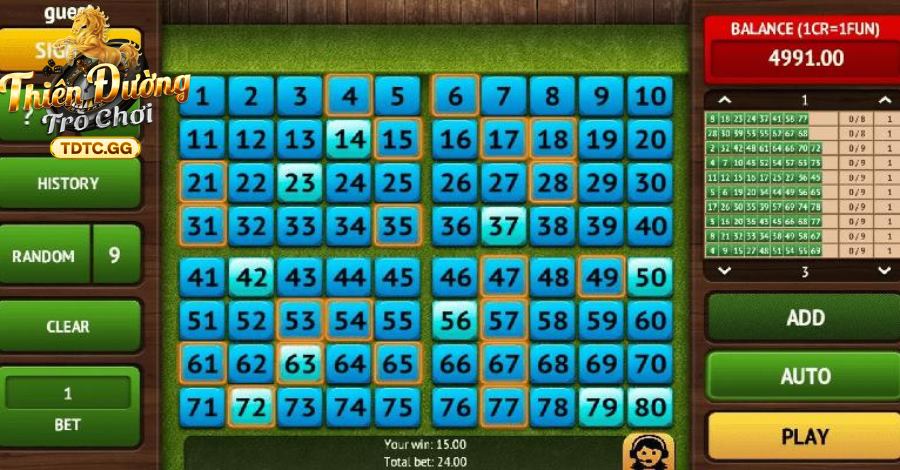 Dãy số liên tiếp - cách chơi Xổ Số Keno Chẵn Lẻ đơn giản