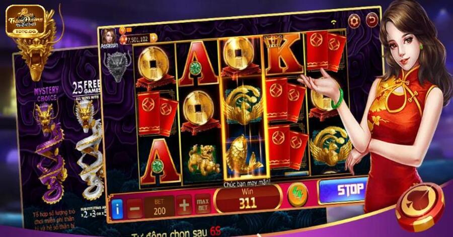 Thiết kế đồ họa trò chơi slot Rồng siêu đẹp